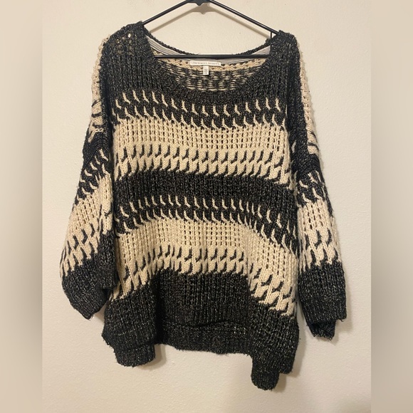 Victoria's Secret Sweaters - Victoria's Secret Wool Alpa Blend Chunky Knit Oversized Sweater Cream Gr…
